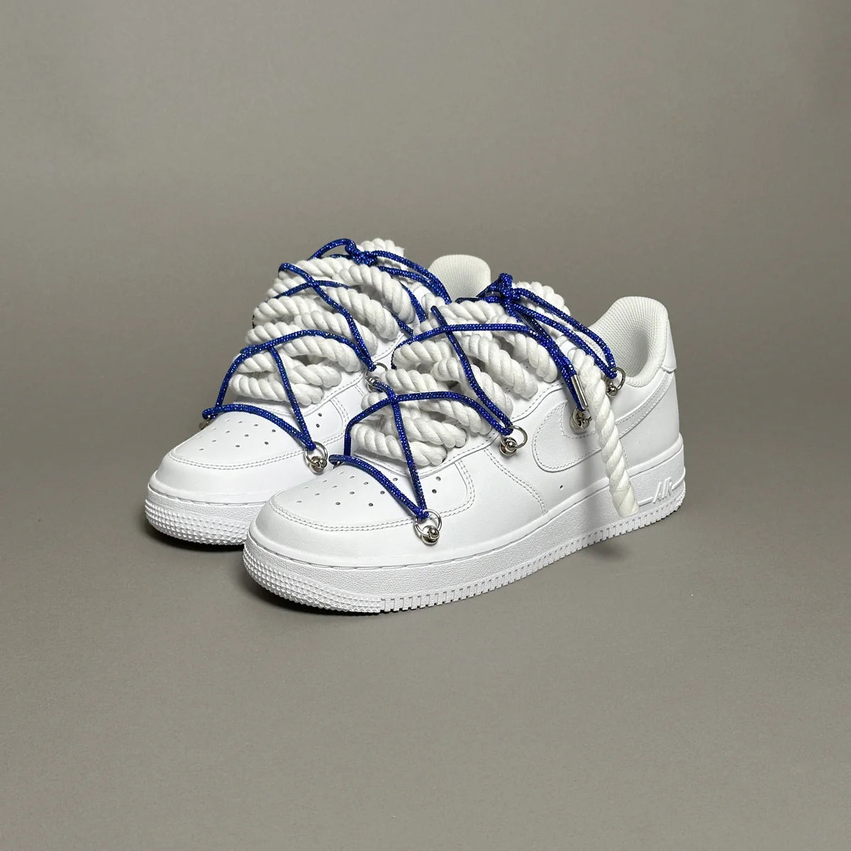 Af1 Rope & lacet strass bleu