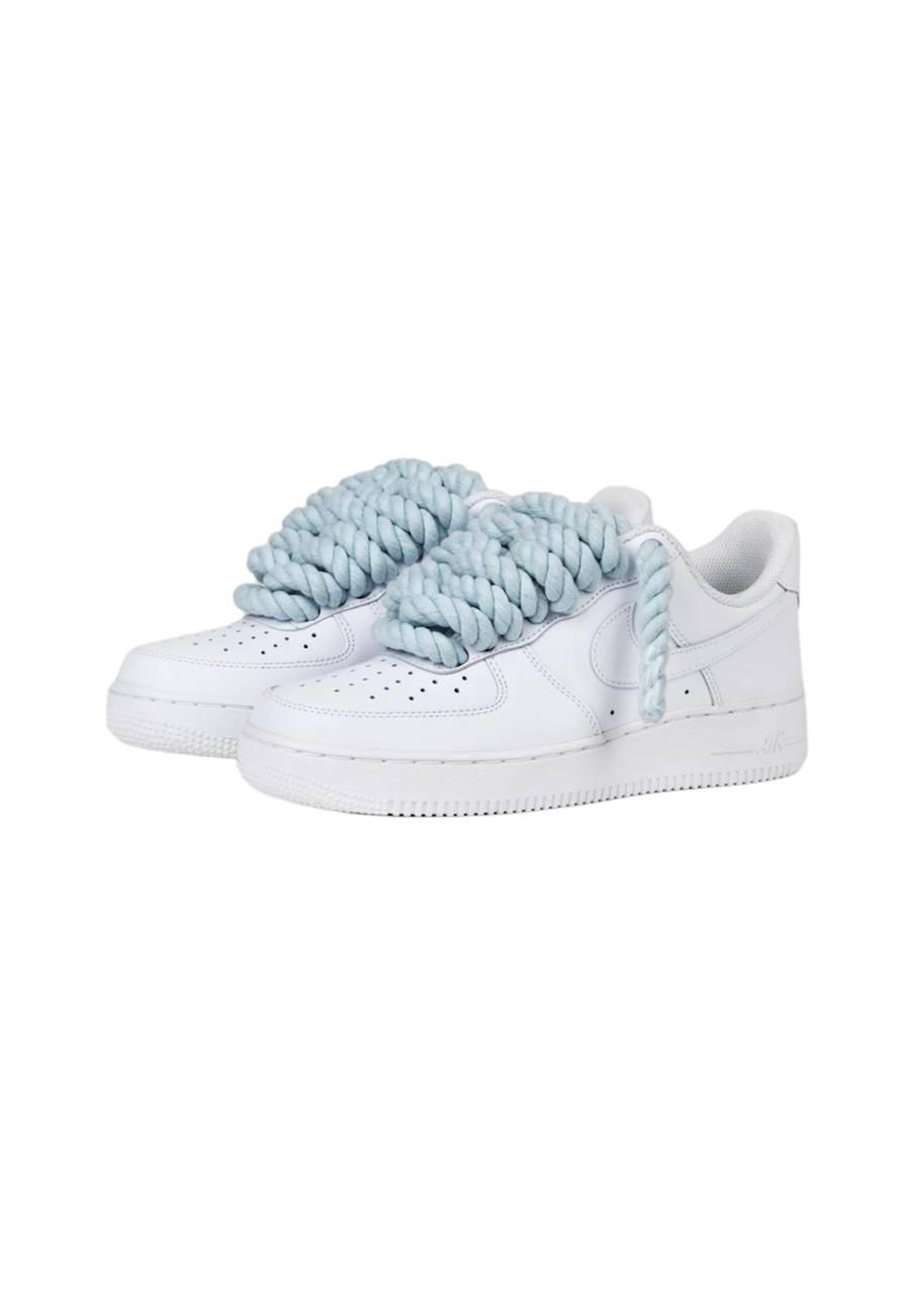 Custom Rope Vert Menthe - AF1 Blanc