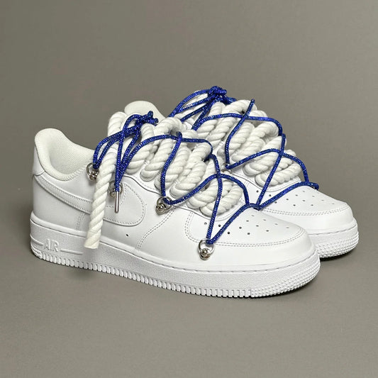 Af1 Rope & lacet strass bleu