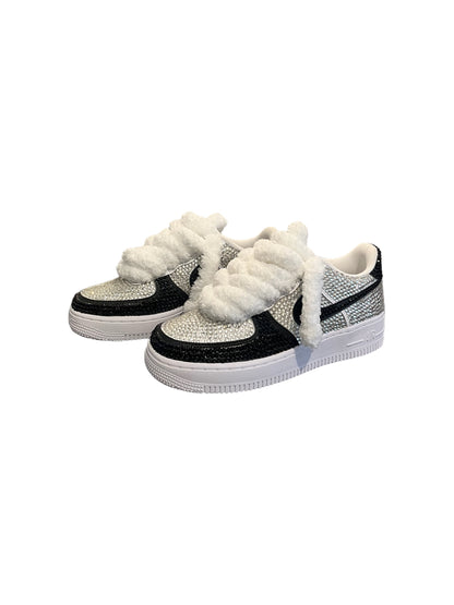 AF1 NOIR & BLANC x STRASS