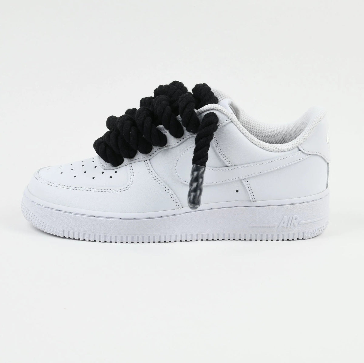 Custom Rope Noir - AF1 Blanc