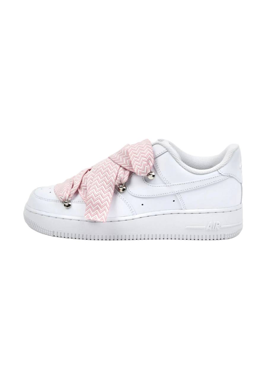 Custom Lanvin Rose - AF1 Blanc