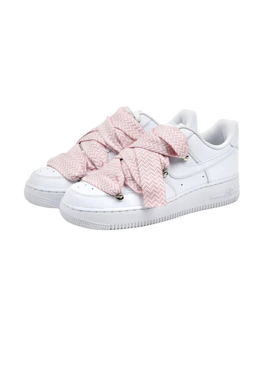 Custom Lanvin Rose - AF1 Blanc